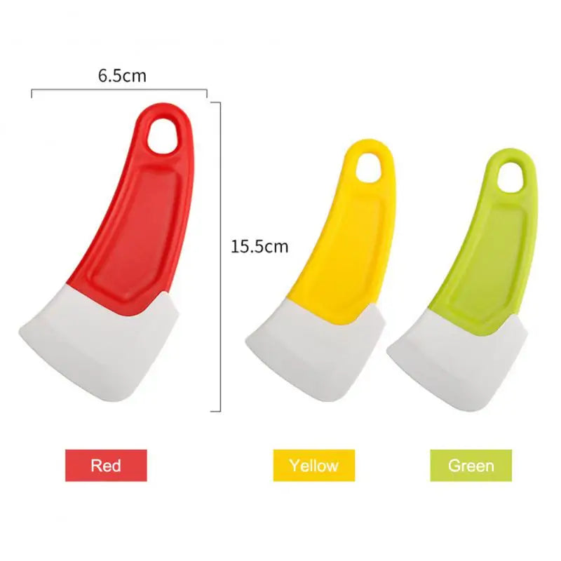 1Pcs Kitchen Scraper Oil Stain Cleaning Silicone Spatula Cake Baking Pastry Gadgets Dirty Pan Pot Dishes Cleaner Tools Scraper